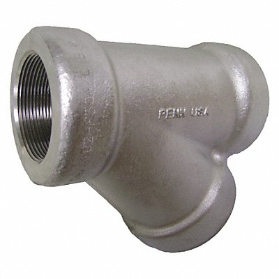 GRAINGER 1500300618 45 Lateral Wye 316 SS 3/4 in Pipe Size