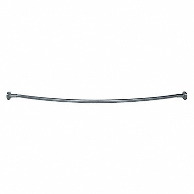 TAYMOR 01C6289SN Curved Shower Rod SS 60in L Satin Nickel