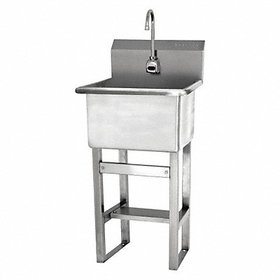 SANI-LAV U1818B SaniLav Util Sink Square 18inx18inx12in