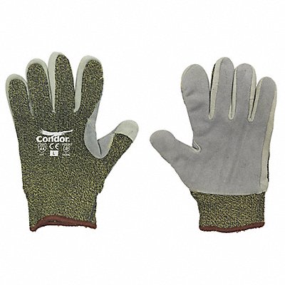 CONDOR 48UR51 Leather Gloves Green 2XL PR
