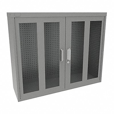 VIDMAR Grainger48880 Pegboard Wall Cabinet 37 x45 x14 Grey