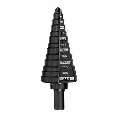 MILWAUKEE 48899332 Step Cone Drill 5mm to 32.5mm HSS