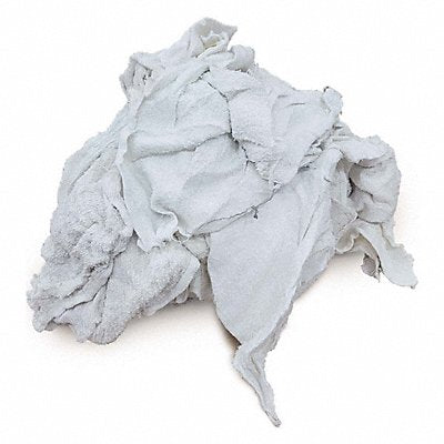 PROCLEAN BASICS Z99201 White Terry Cloth Remnants 15 lb Box