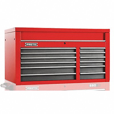 PROTO J55502712SG Gloss Red Heavy Duty Top Chest
