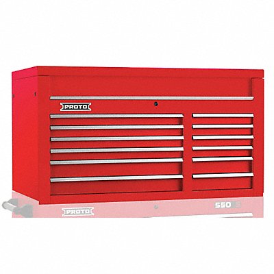 PROTO J55502712RD Gloss Red Heavy Duty Top Chest