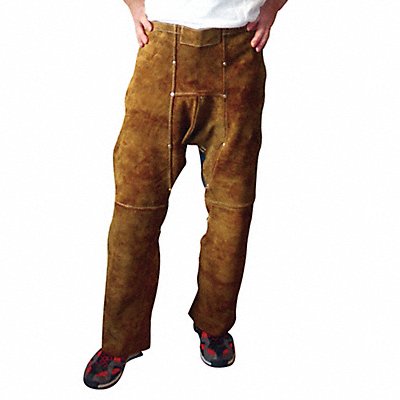 TILLMAN 3840 24X40 Dk Brwn Lth Sl Waist Aprn