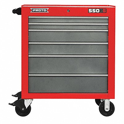 PROTO J5534416SG Rolling Tool Cabinet Red Heavy Duty