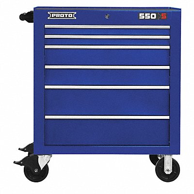 PROTO J5534416BL Rolling Tool Cabinet Red Heavy Duty
