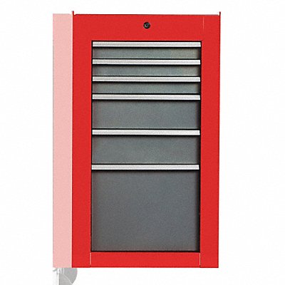 PROTO J5519346SGSC High Gloss Red Heavy Duty Side Cabinet
