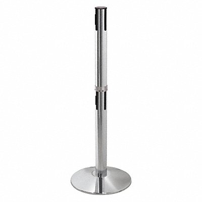 RETRACTA-BELT 330DPAPCRCV Belt Barrier Receiver Post 14in Base dia
