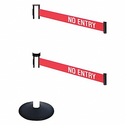 RETRACTA-BELT 331DPWHNE Barrier Post PVC Post 10 ft Belt L
