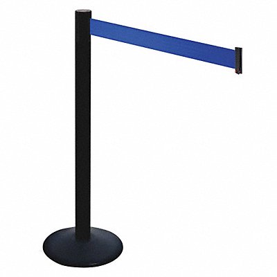 RETRACTA-BELT 331PSBBL Barrier Post 40 in H Blue Belt