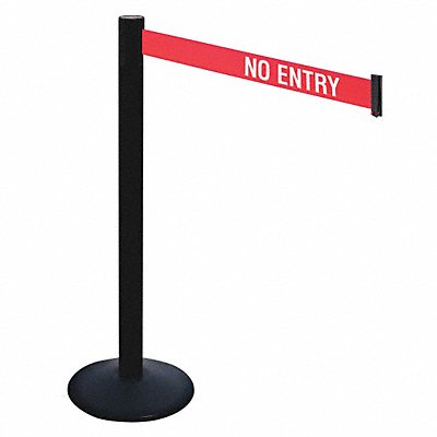RETRACTA-BELT 331PSBNE Barrier Post 40 in H 3 in Belt W