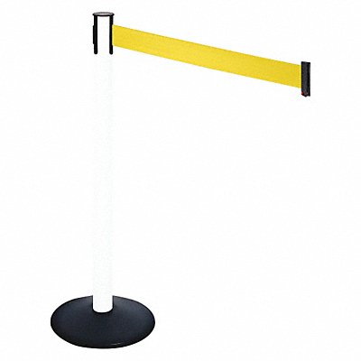 RETRACTA-BELT 331PWHYW Barrier Post Yellow Belt 3 in Belt W