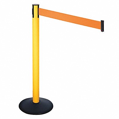 RETRACTA-BELT 331PYWOR Barrier Post Orange Belt 3 in Belt W