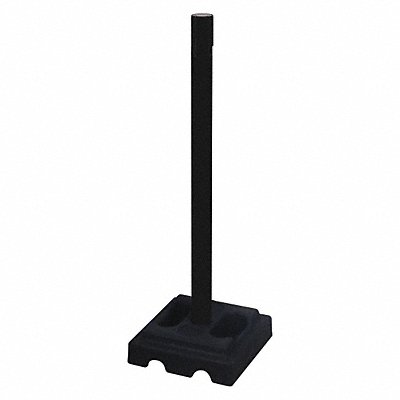RETRACTA-BELT 332PSBRCV Belt Barrier Receiver Post Black Color
