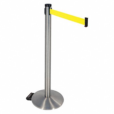 RETRACTA-BELT 304SASSFY Barrier Post Satin SS 2 in Belt W
