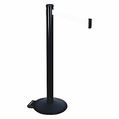 RETRACTA-BELT 305BAWH Barrier Post White Belt 2 in Belt W