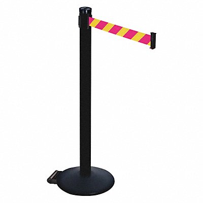 RETRACTA-BELT 305PSBMYD Barrier Post Magenta/Yellow Belt 2in Belt W