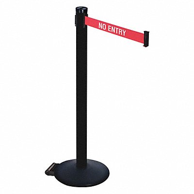 RETRACTA-BELT 305PSBNE Barrier Post 2 in Belt W No Entry