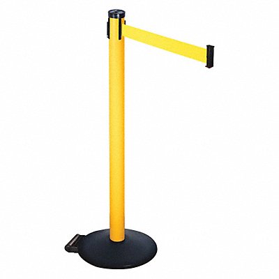 RETRACTA-BELT 305PYWYW Barrier Post Yellow Belt 2 in Belt W