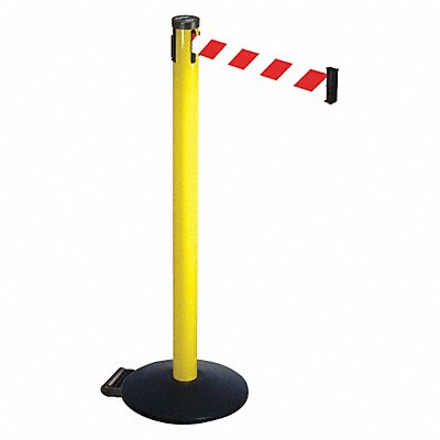 RETRACTA-BELT 305YARWD Barrier Post Red/White Belt 2 in Belt W