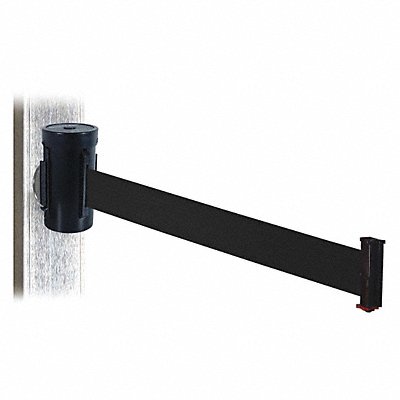 RETRACTA-BELT WH700SBBKMM Belt Barrier Blk Magnet Blk Belt 10ft. L