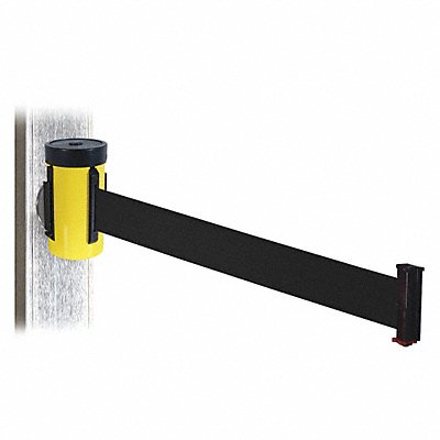 RETRACTA-BELT WH700YWBKMM Belt Barrier Yellow Magnet Blk Belt 10ft. L