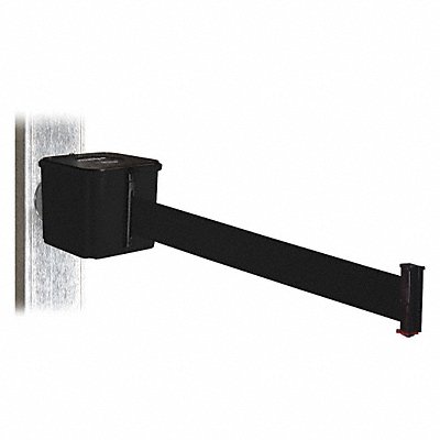 RETRACTA-BELT WH412SB25BKMM Belt Barrier Blk Magnet Blk Belt 25ft. L