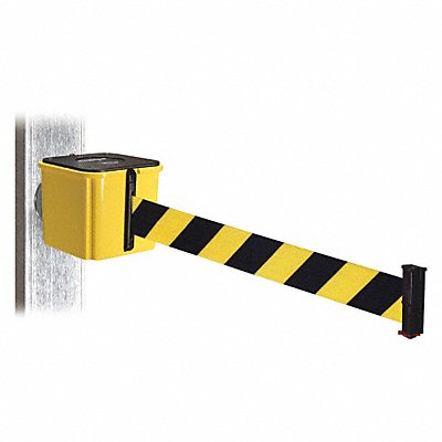 RETRACTA-BELT WH412YW20BYDMM Belt Barrier Yellow Black/Yellow Belt 20 ft L
