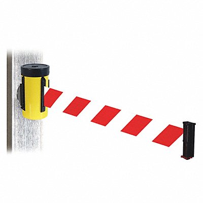 RETRACTA-BELT WH700YWRWDMM Belt Barrier Yl Magnet Rd/Wt Belt 10ft.L