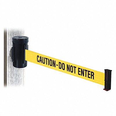RETRACTA-BELT WH700SBCAUMM Belt Barrier Black Magnet 10ft.L