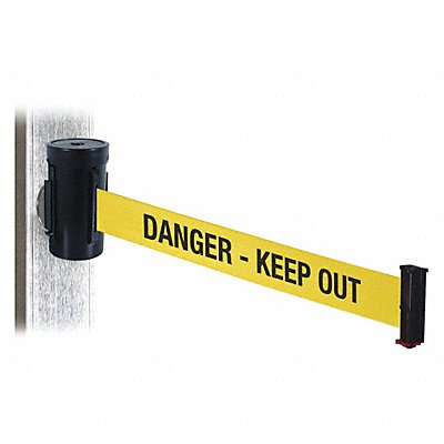 RETRACTA-BELT WH700SBDKOMM Belt Barrier Blk Magnet 10 ft Belt L