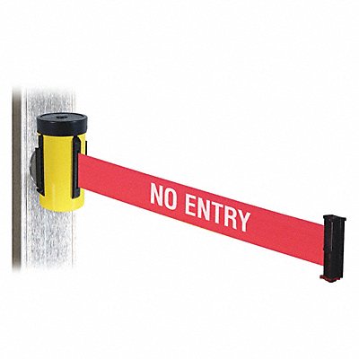 RETRACTA-BELT WH700YWNEMM Belt Barrier Yellow No Entry Rd/Wt Txt Belt