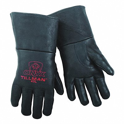 TILLMAN 45S Sm Black Pigskn Mig Glv-Cd PR