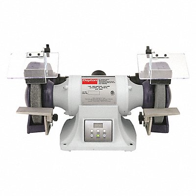 DAYTON 48WE50 Bench Grinder 8 36/60 Grit 1HP