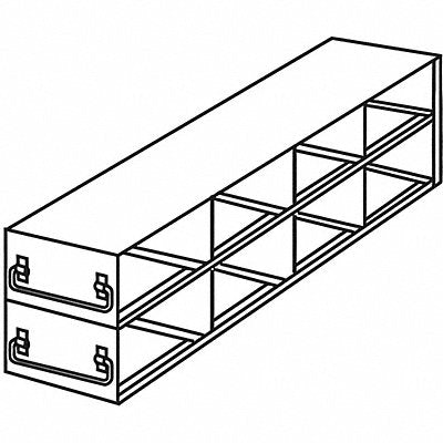 ARGOS TECHNOLOGIES RD42375A Freezer Rack for 5-1/4 x 3-11/16 Box SS