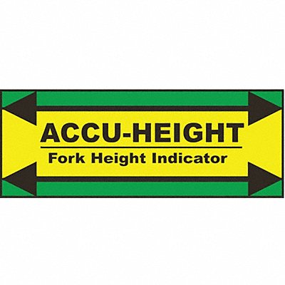IDEAL WAREHOUSE INNOVATIONS INC. 701100 H Indicator Label Multicolored 1/4 W