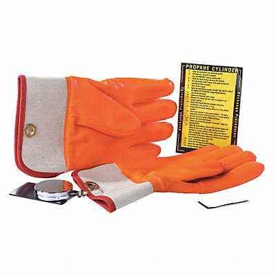 IDEAL WAREHOUSE INNOVATIONS INC. 701030 Propane Gloves PVC Orange 1/2 W