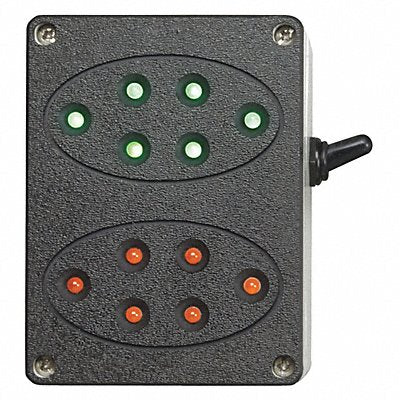 IDEAL WAREHOUSE INNOVATIONS INC. 605412U Traffic Light Plastic Black 2 1/2 W