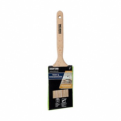 SHUR-LINE 70001AS30 Paint Brush 3 Angle Sash PET/Nylon 4 L