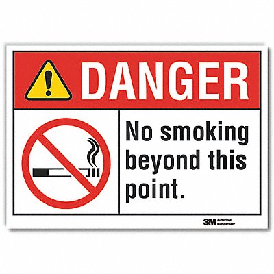 LYLE LCU40131ED10x7 Danger Sign 7 in x 10 in Non-PVC Polymer