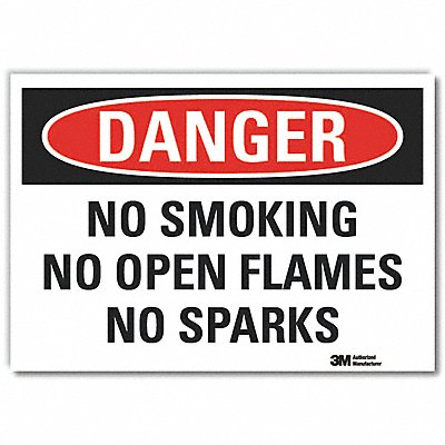 LYLE LCU40541ED14x10 Danger Sign 10inx14in Non-PVC Polymer