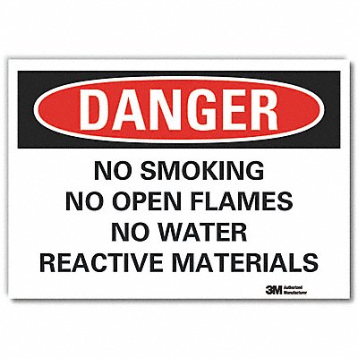 LYLE LCU40657ED14x10 Danger Sign 10in x 14in Non-PVC Polymer