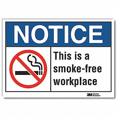 LYLE LCU50029ED10x7 Notice Sign 7 in x 10 in Non-PVC Polymer