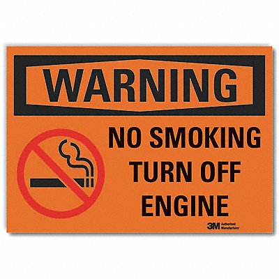 LYLE LCU60107ED14x10 Warning Sign 10in x 14in Non-PVC Polymer