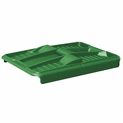 CORTECH CC720L Cube Truck Lid Green 30 Wx53 Lx6 H HDPE