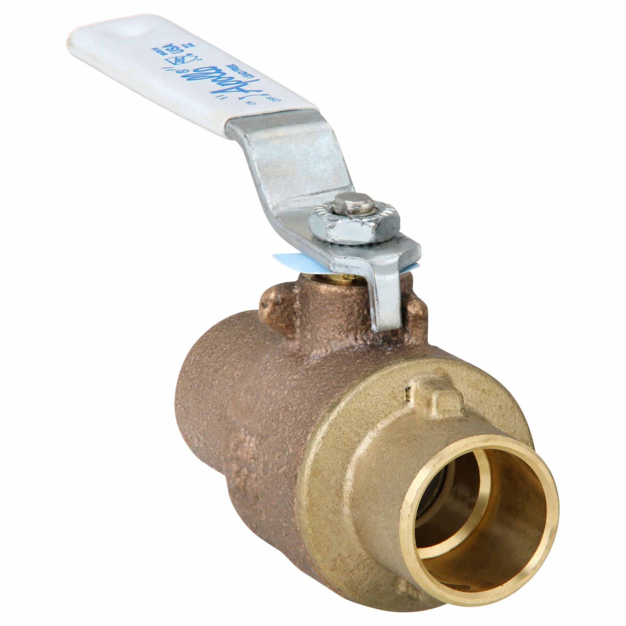 APOLLO 77CLF24401A Manual 2-Way Ball Valve Sweat Bronze