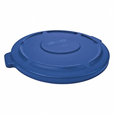 RUBBERMAID COMMERCIAL PRODUCTS 1779733 J6004 Garbage Can Top Flat Snap-On Closure Blue