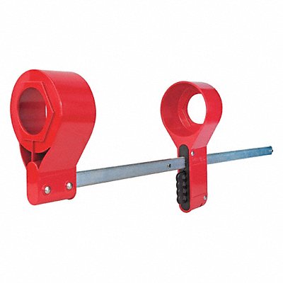 MASTER LOCK S3924 Blind Flange Lockout 14 to 24 in Pipe Sz